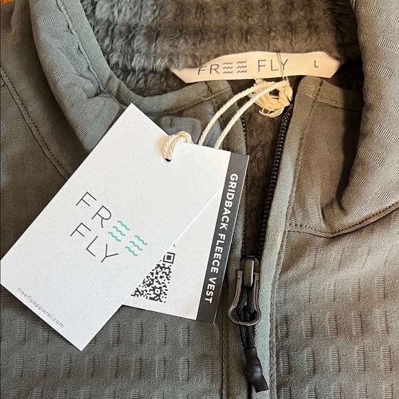 Men's Olive Greeb Vest by Free Fly NWT - Picture 2 of 6